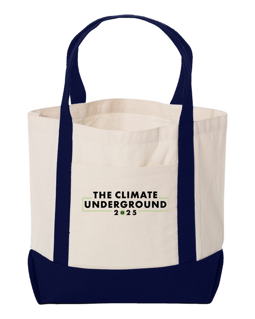 Climate Under Ground | Embroidered Tote Bags