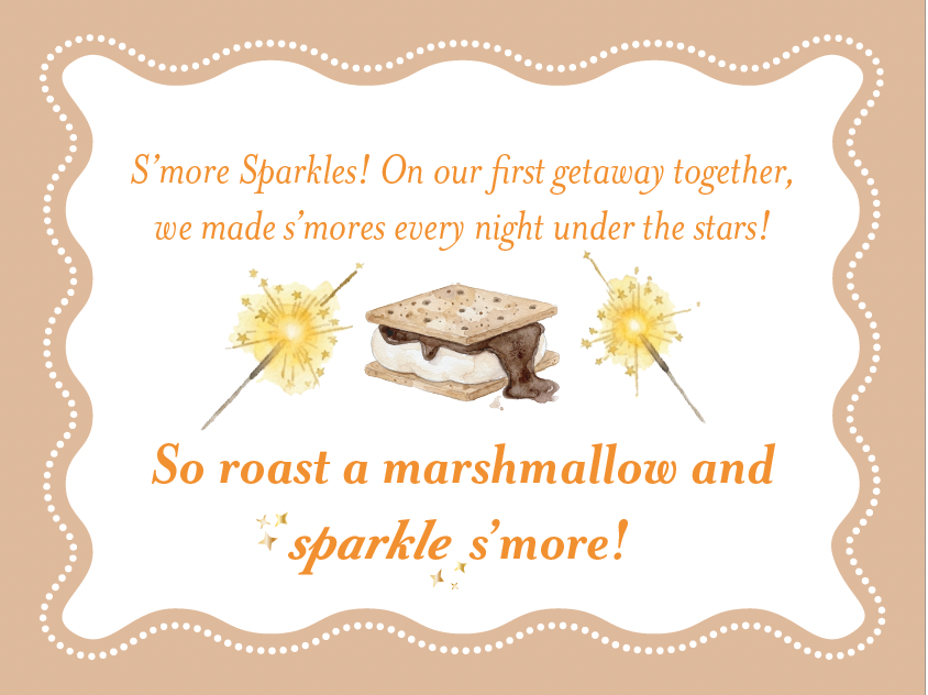 N & R | Smores Yard Sign