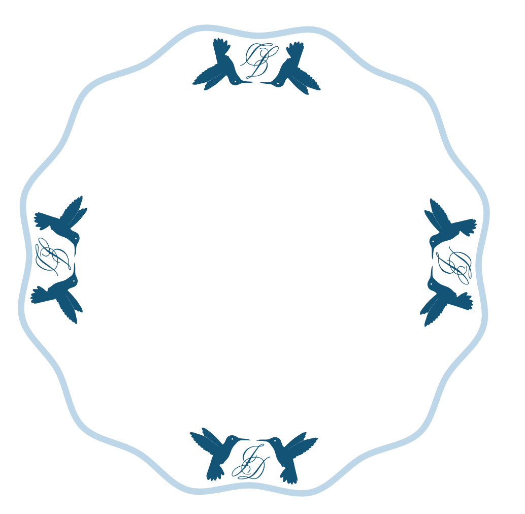 Woodward | Embroidered Tray Liners