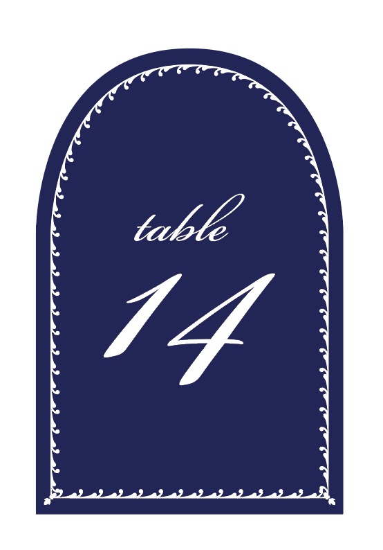Cleary | Table Numbers