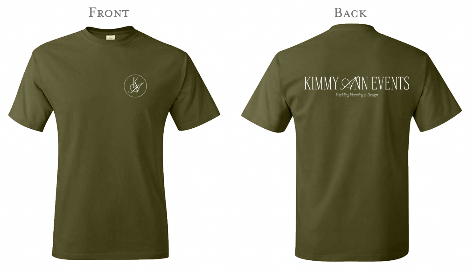 Kimmy Ann Events | Custom T-Shirts
