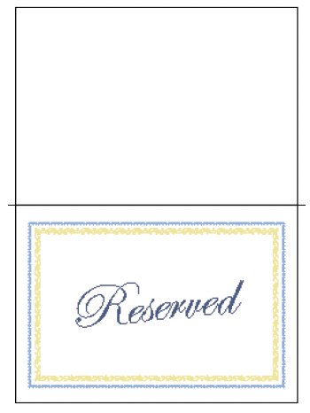 N & R | Reserved Signs
