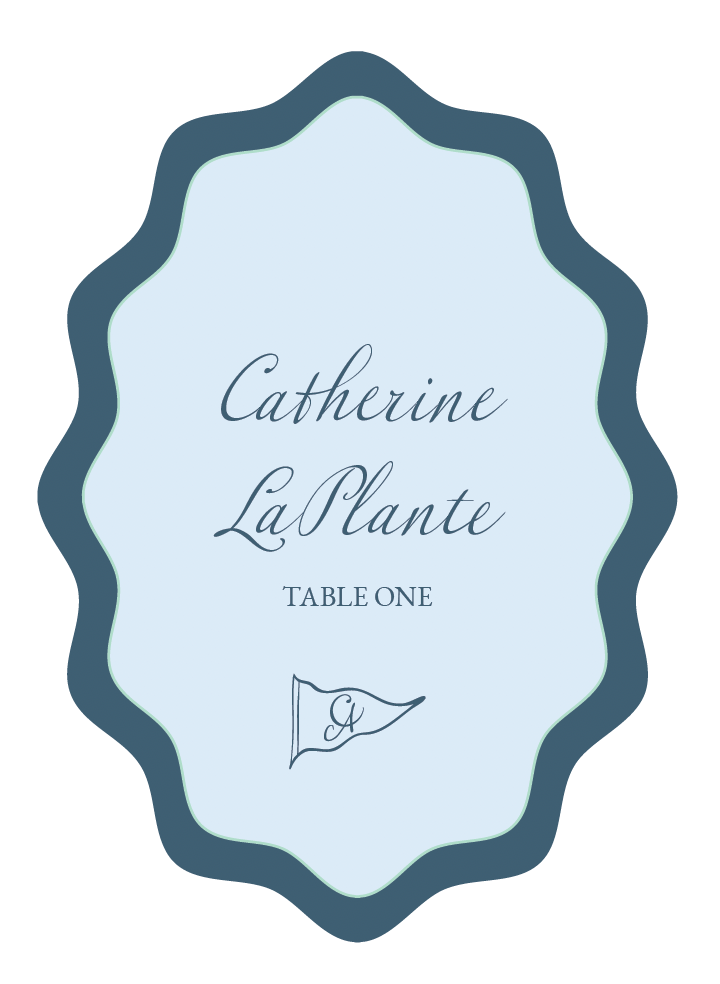 Barber | Die-Cut Escort Cards