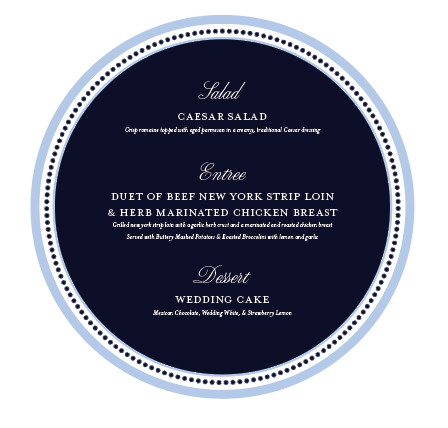Accetta | Dinner Menu