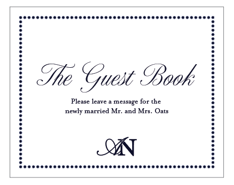 Accetta | Guest Book Sign