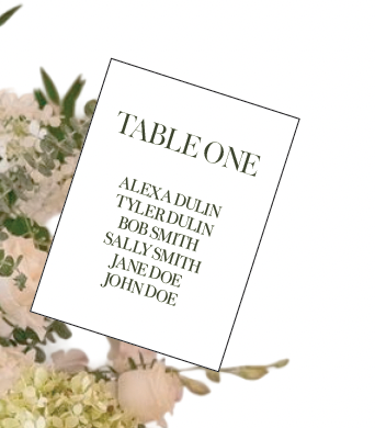 LeClaire | Escort Cards